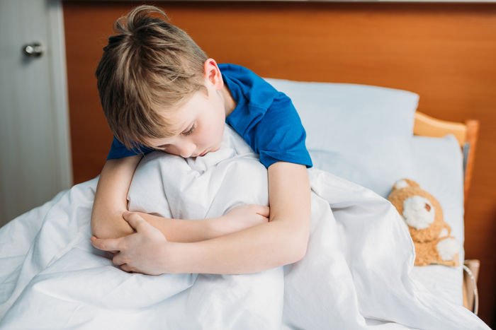 Child resting