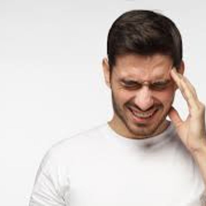 Person with a headache
